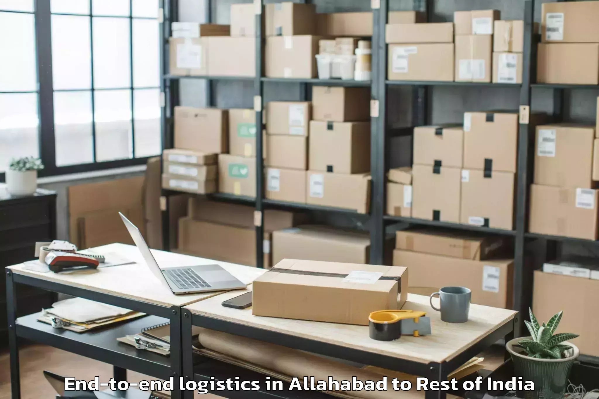 Top Allahabad to Korutla End To End Logistics Available